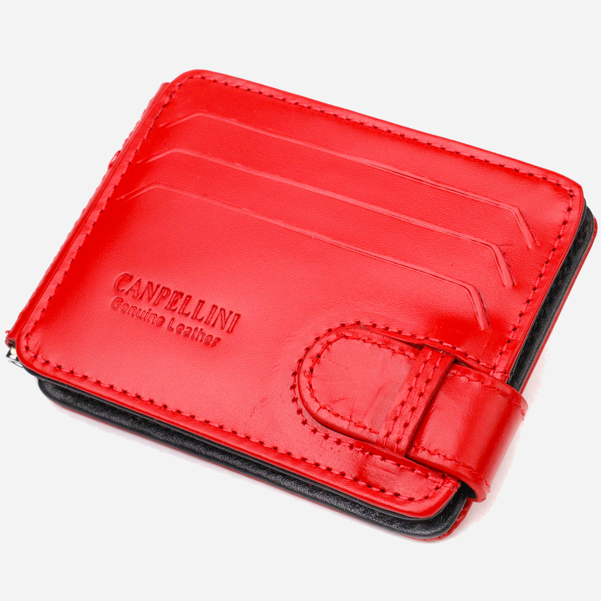 Акція на Гаманець шкіряний Canpellini leather-21938 Червоний від Rozetka