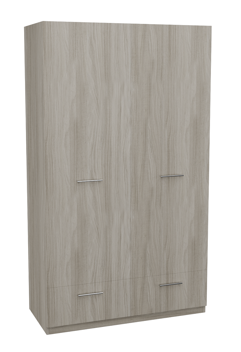 

Шкаф распашной 2-хдв. с ящиками MebelLoft 110х50х190 см Светлое дерево 2512-03