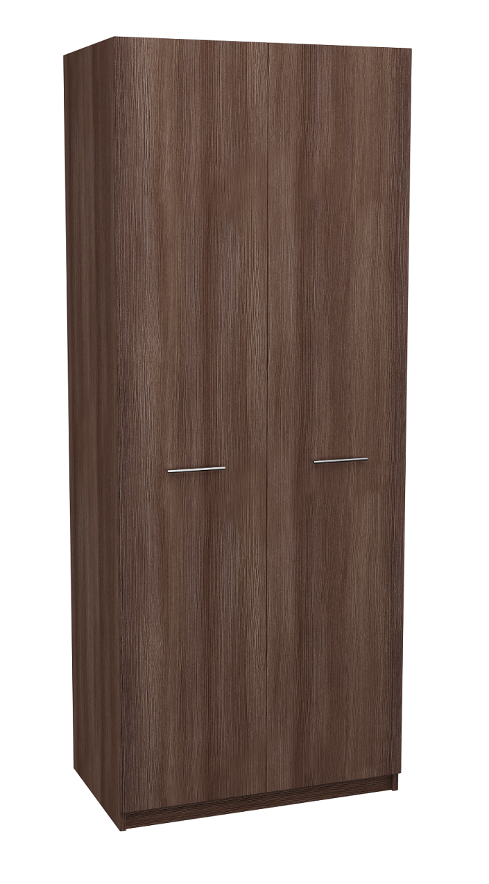 

Шкаф распашной 2-хдв. MebelLoft 80х50х210 см Темное дерево 2509-04