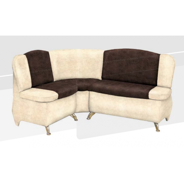 

Кухонный уголок мягкий из ДСП + ткань Софи Modern Коричневый + бежевый