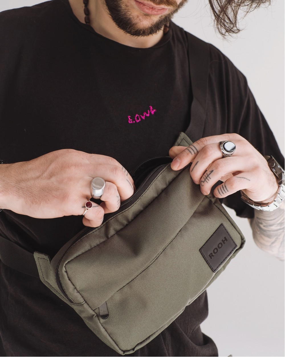 

Сумка Rooh City Bag Mini Полиестр Хаки
