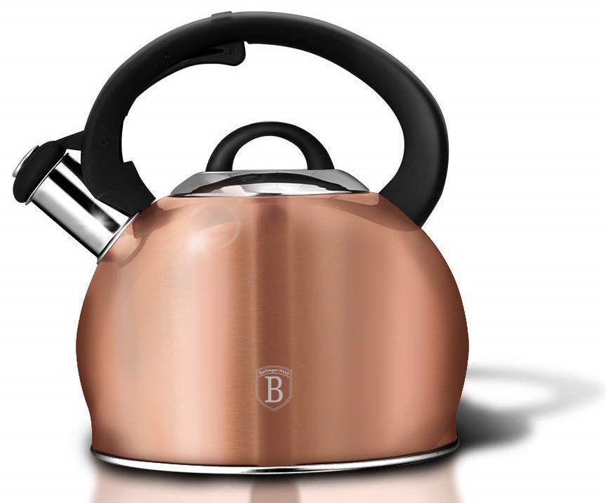 

Чайник со свистком 3 л Metallic Line Rose Gold Berlinger Haus BH-1837