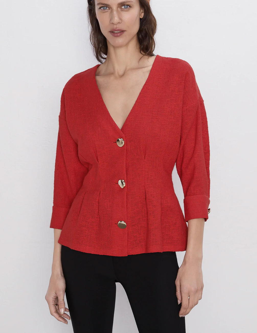 

Пиджак Zara Ж1050393 (7914/430/600) цвет красный, Пиджак Zara Ж1050393 (7914/430/600) цвет красный M