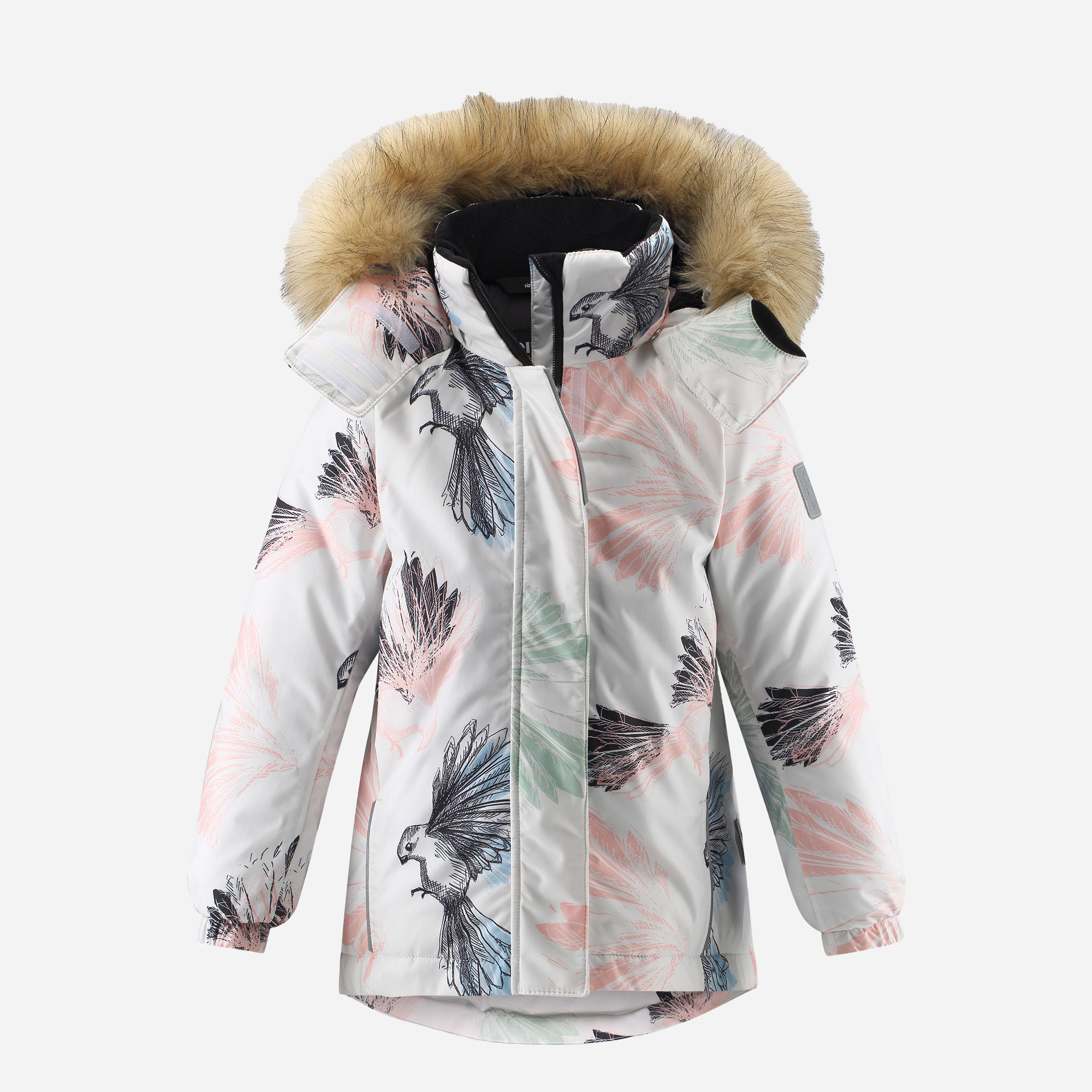 Акція на Дитяча зимова термо куртка для дівчинки Reima Kiela 521638-0101 110 см від Rozetka