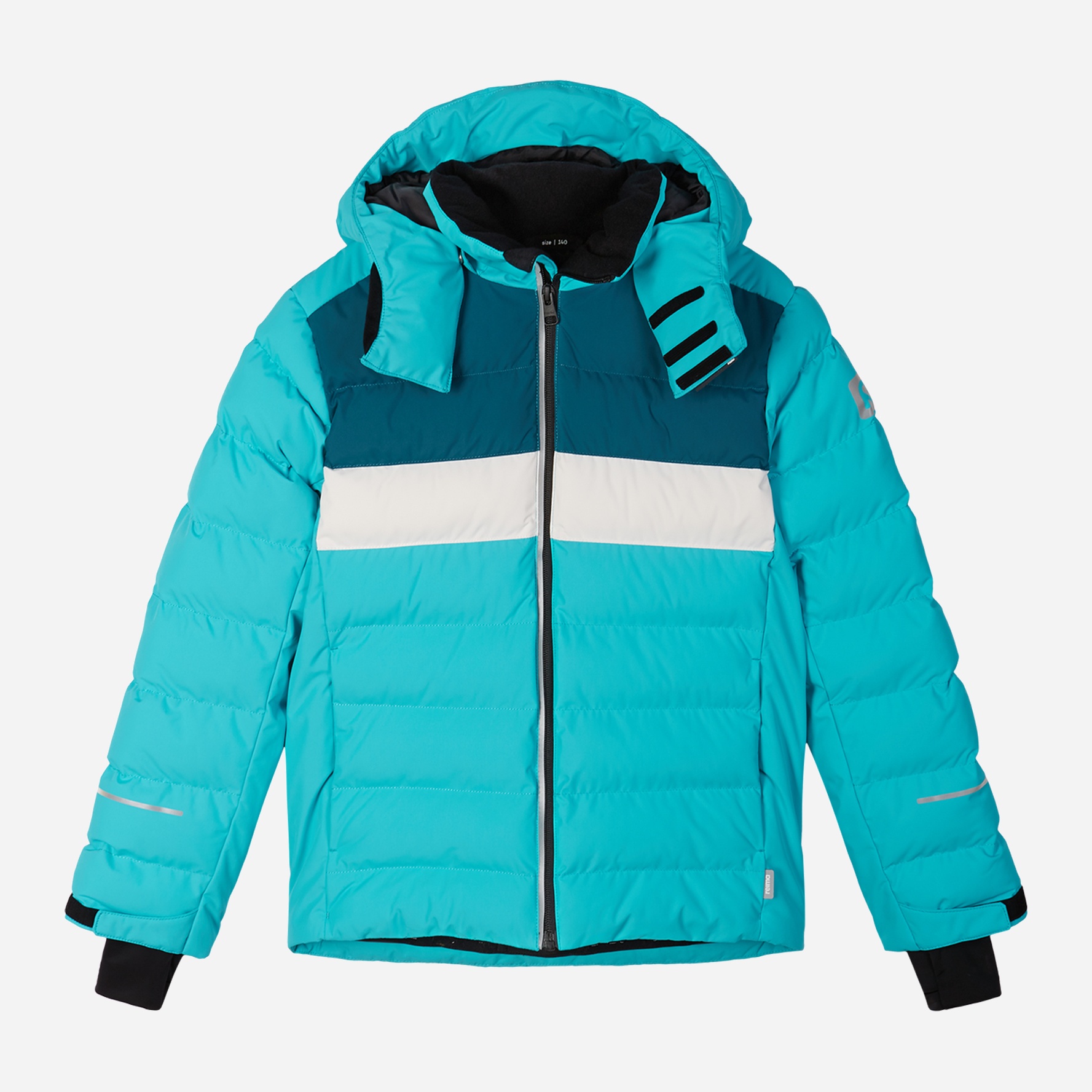 Акция на Дитяча зимова термо куртка для хлопчика Reima Kierinki 531555-7330 104 см от Rozetka