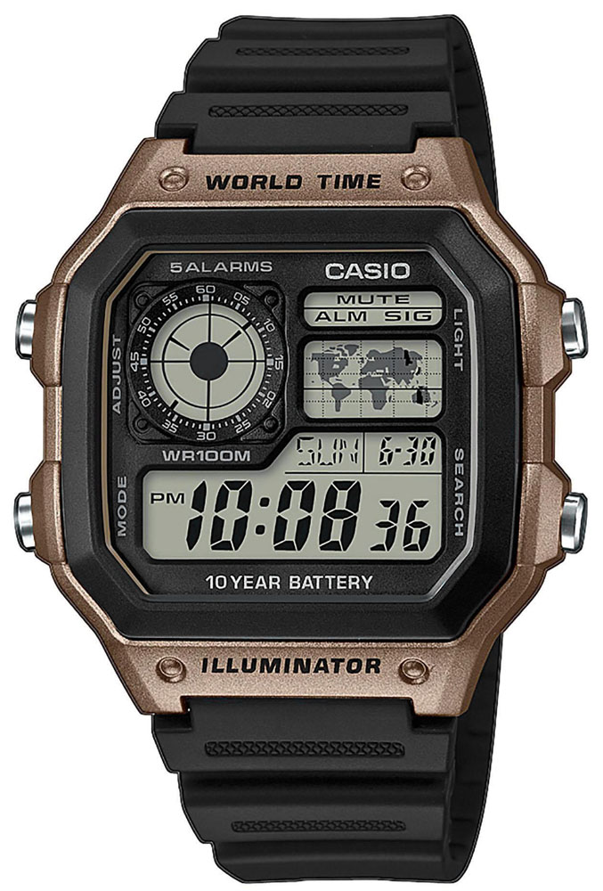 

Мужские часы Casio AE-1200WH-5AVEF