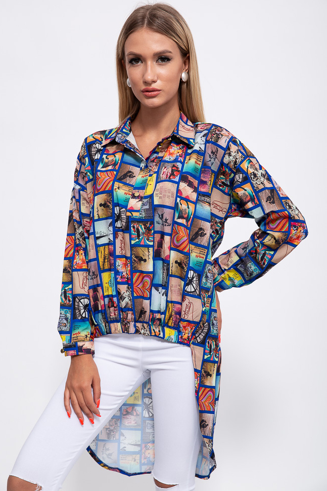 

Туника Kamomile 38 Бежево-синий 115R280