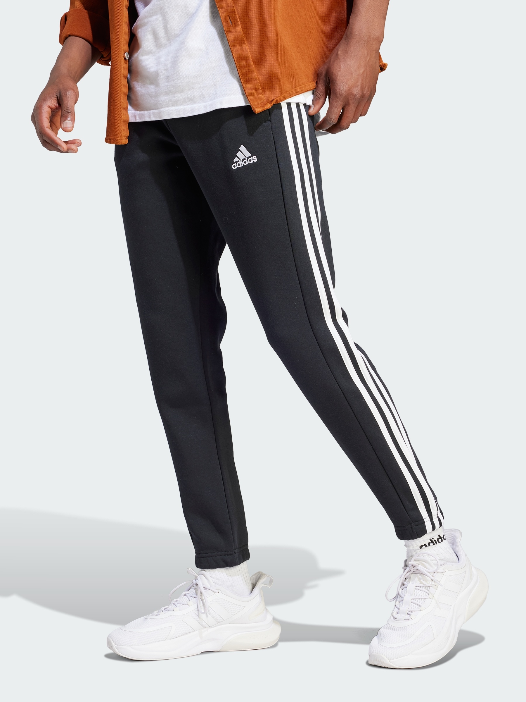 Акція на Спортивні штани чоловічі Adidas M 3S Fl Te Pt IB4038 L Black від Rozetka