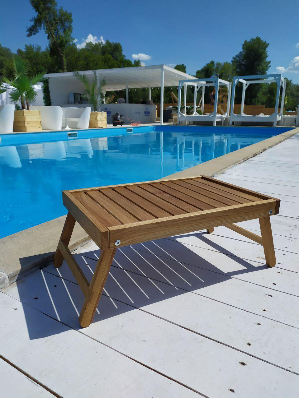 

Столик деревянный LineWood для завтраков из дуба 60х40см 0099