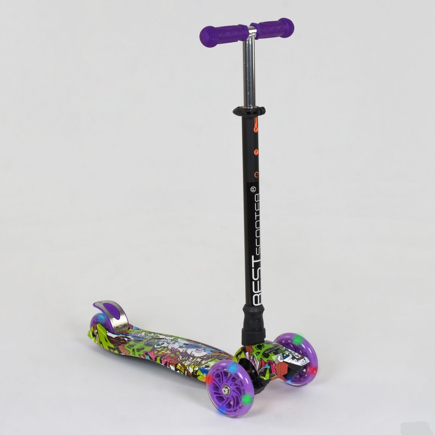 

Трехколесный детский самокат Best Scooter Maxi (2,5 - 8 лет) Фиолетовый