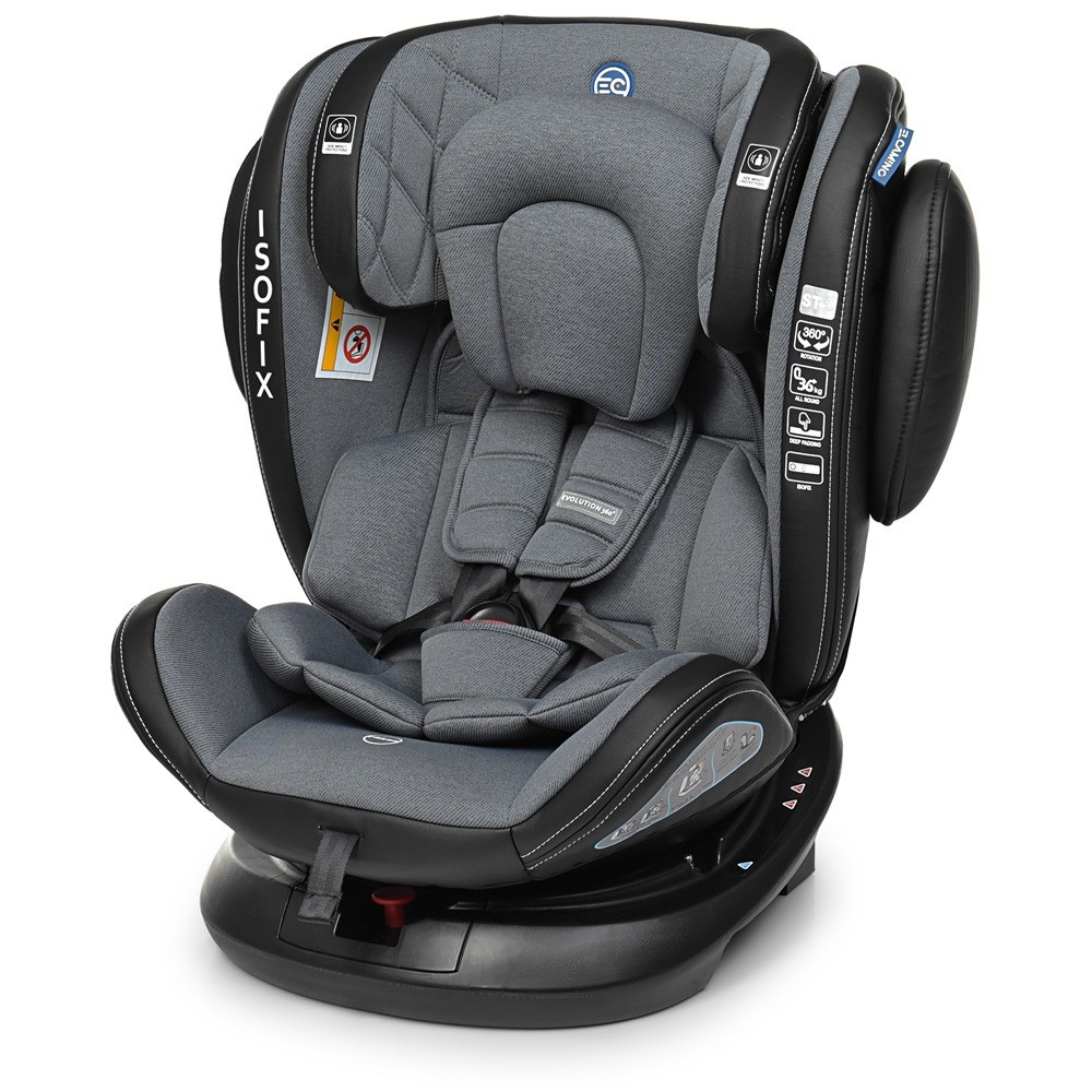 

Автокресло El Camino ME 1045 Evolution 360 Isofix 0-36 кг Royal Dark Grey (ME 1045)