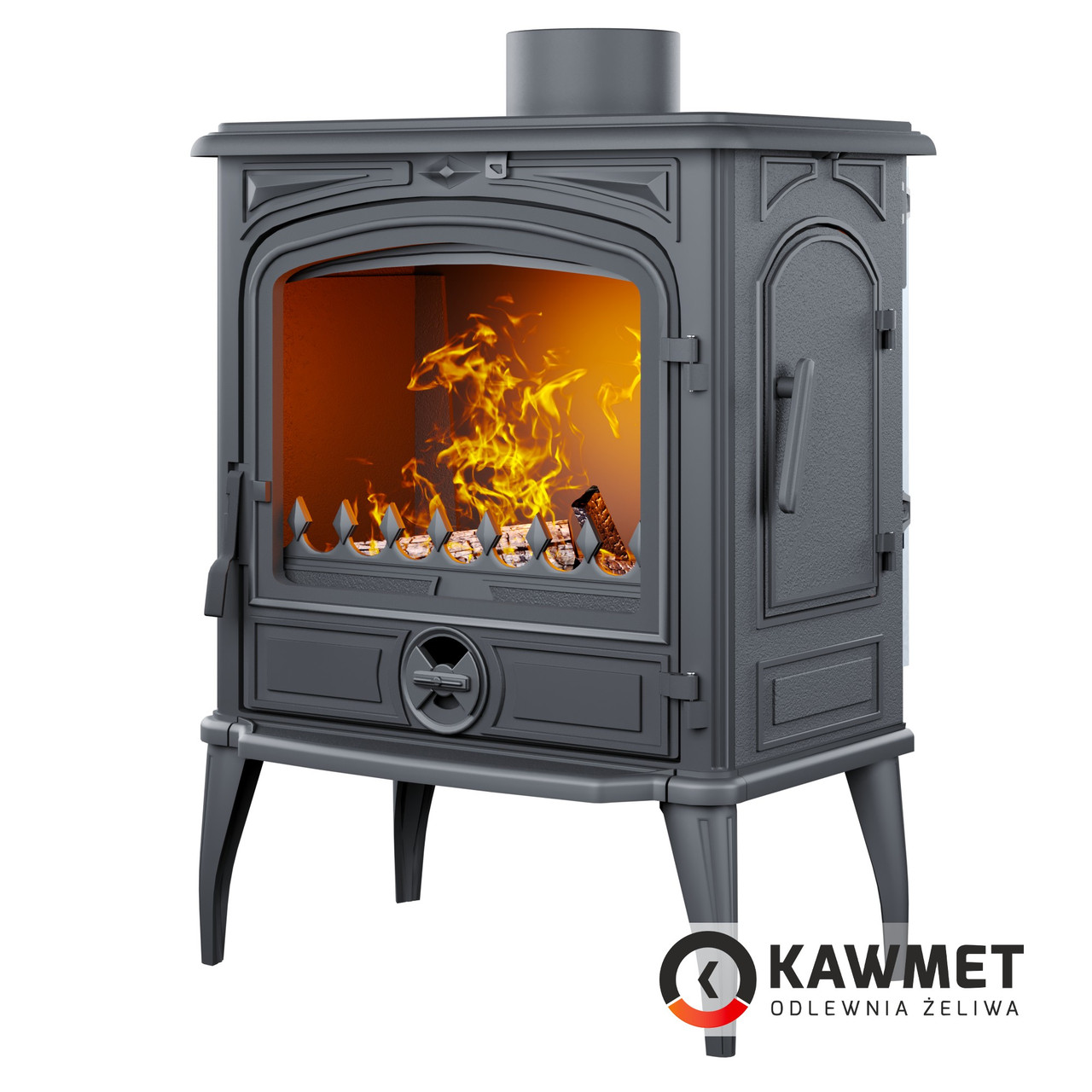 

Печь камин чугунная KAWMET Premium SELENA (6,5 kW) EKO
