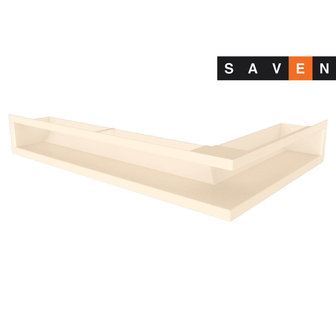 

Вентиляционная решетка для камина угловая левая SAVEN Loft Angle 90х400х600 кремовая