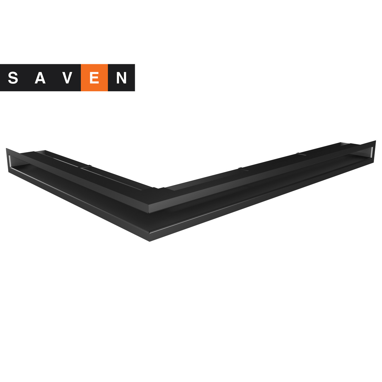 

Вентиляционная решетка для камина угловая правая SAVEN Loft Angle 60х800х600 черная