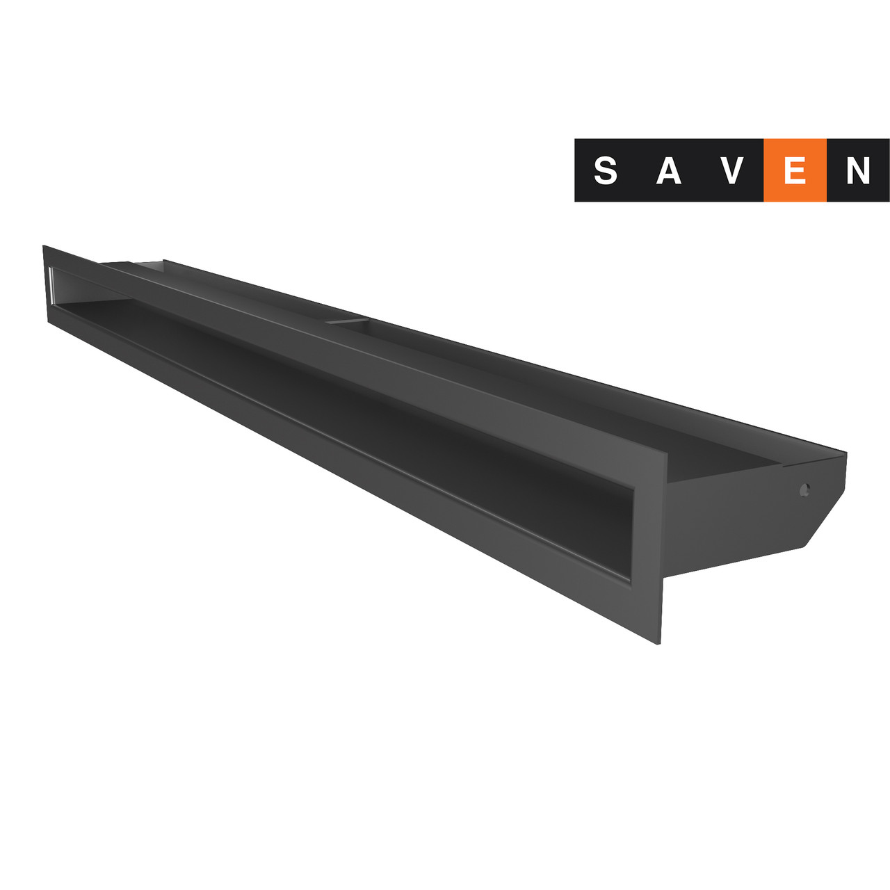 

Вентиляционная решетка для камина SAVEN Loft 60х800 графитовая