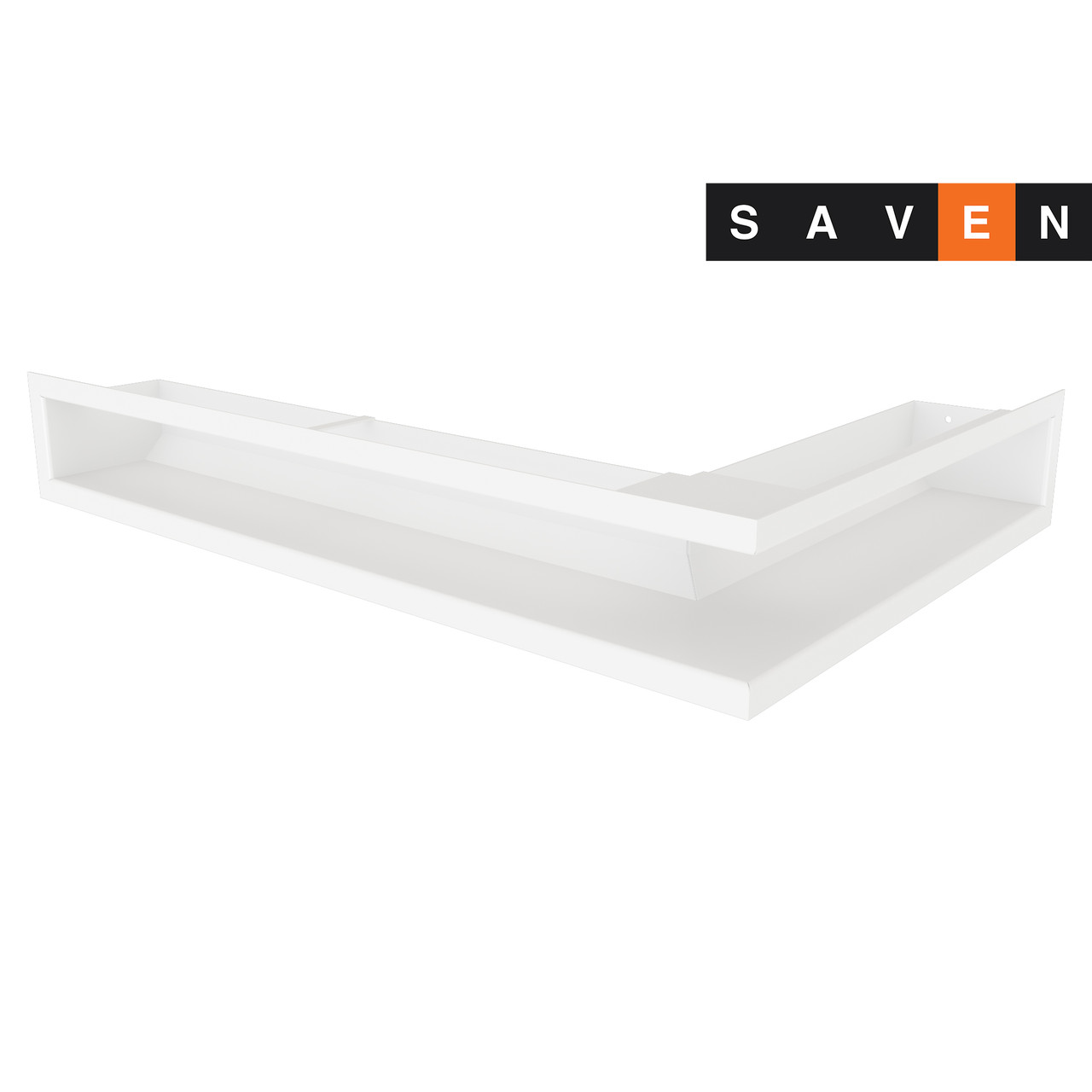 

Вентиляционная решетка для камина угловая левая SAVEN Loft Angle 90х400х600 белая