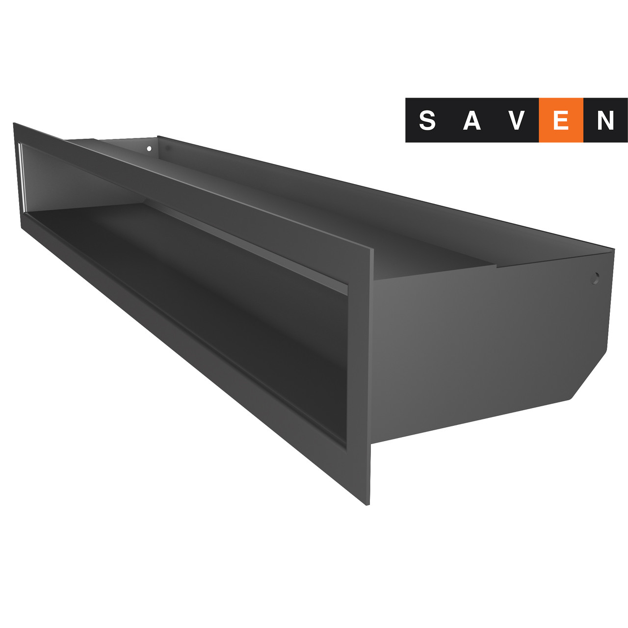 

Вентиляционная решетка для камина SAVEN Loft 90х600 графитовая