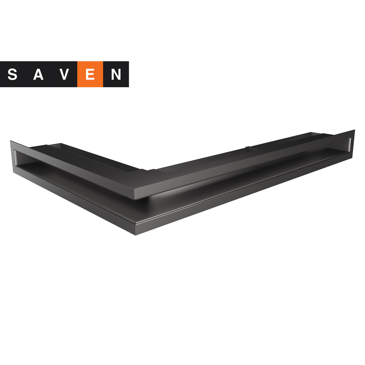 

Вентиляционная решетка для камина угловая правая SAVEN Loft Angle 60х600х400 графитовая