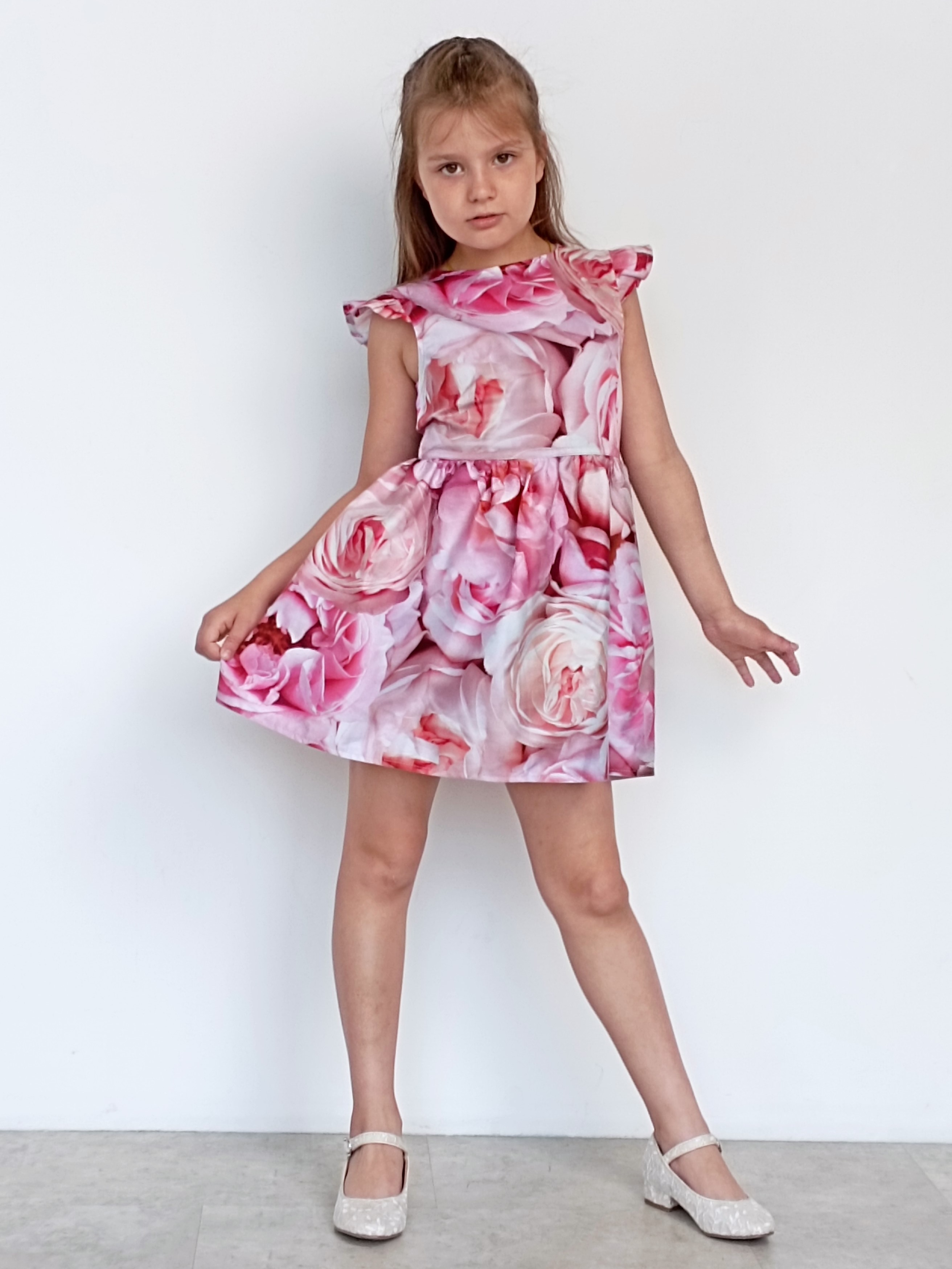 Акція на Підліткова літня сукня для дівчинки Ласточка 23_1003 146 см Рожева від Rozetka