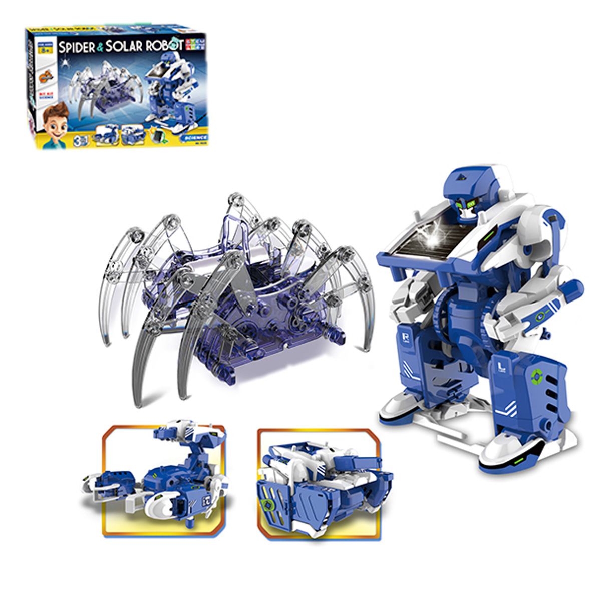

Робот-конструктор Solar Spider and Robot STEM (1020) (148341)