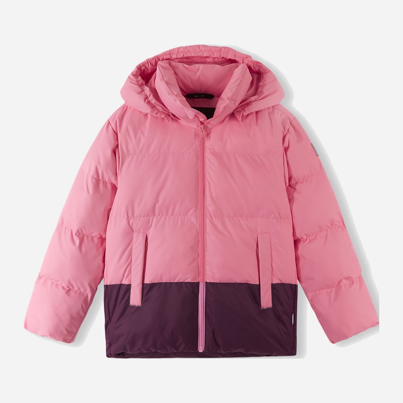 Акція на Дитяча зимова термо куртка для дівчинки Reima Teisko 5100104A-4370 110 см від Rozetka