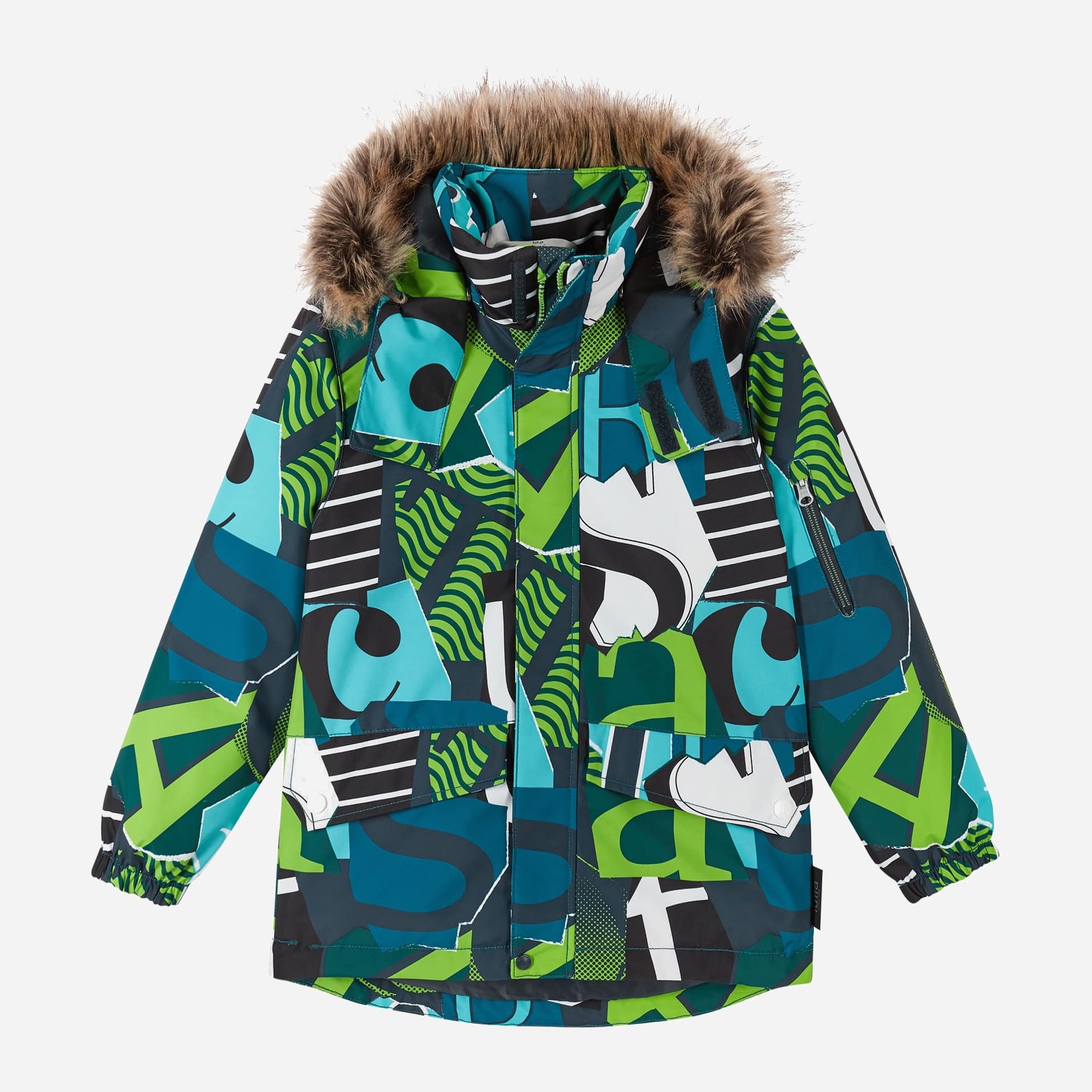 Акция на Дитяча зимова термо куртка для хлопчика Tutta by Reima Severi 6100011A-8411 104 см от Rozetka