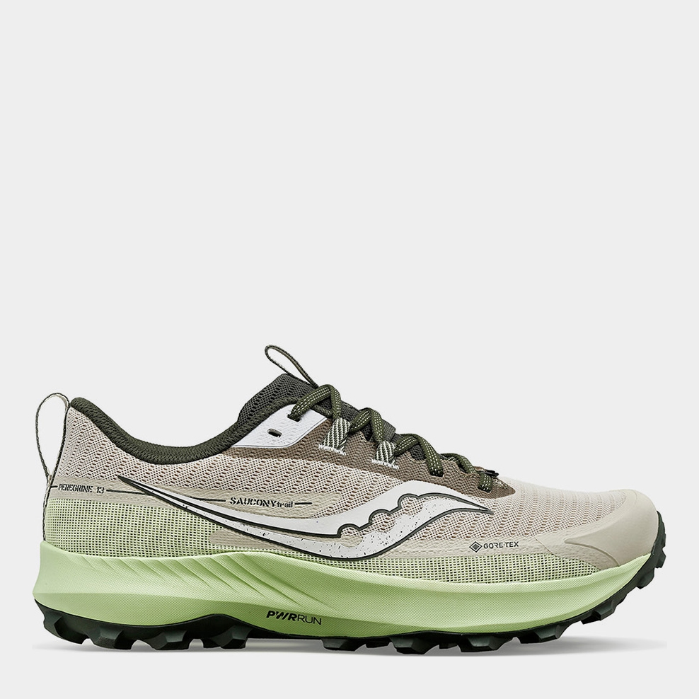 Акція на Чоловічі кросівки для бігу з Gore-Tex Saucony Peregrine 13 Gtx 20841-30s 45 (11US) 29 см Dust/Umbra від Rozetka