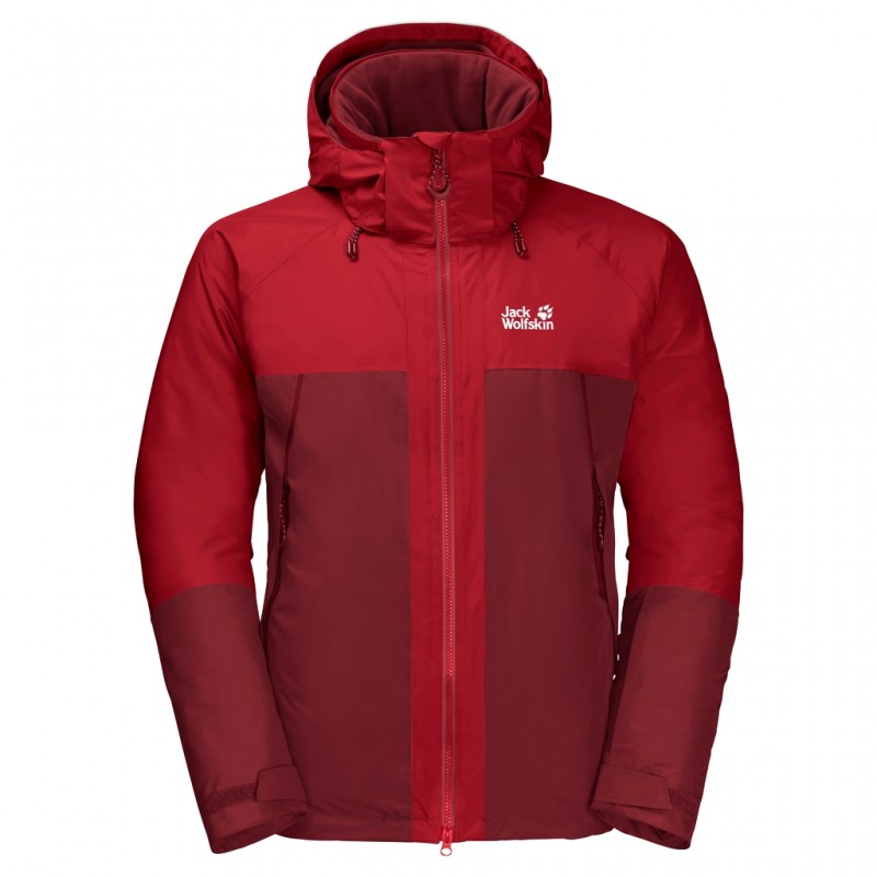 

Куртка горнолыжная POWDER MOUNTAIN JACKET M Jack Wolfskin 1111751-2027 L Красный