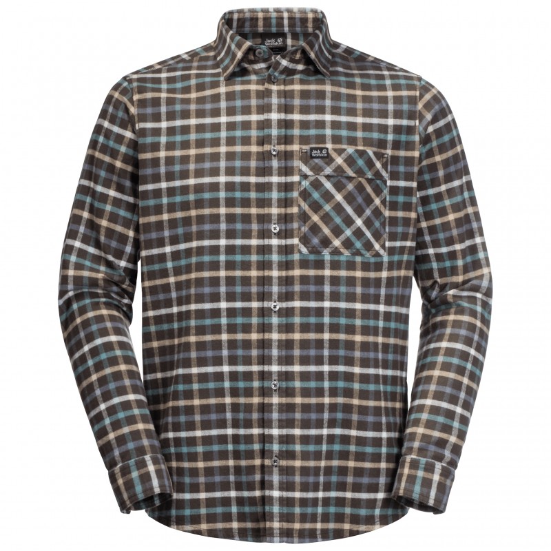 

Рубашка с длинным рукавом FRASER ISLAND SHIRT Jack Wolfskin 1402522-8125 XXL Коричневый