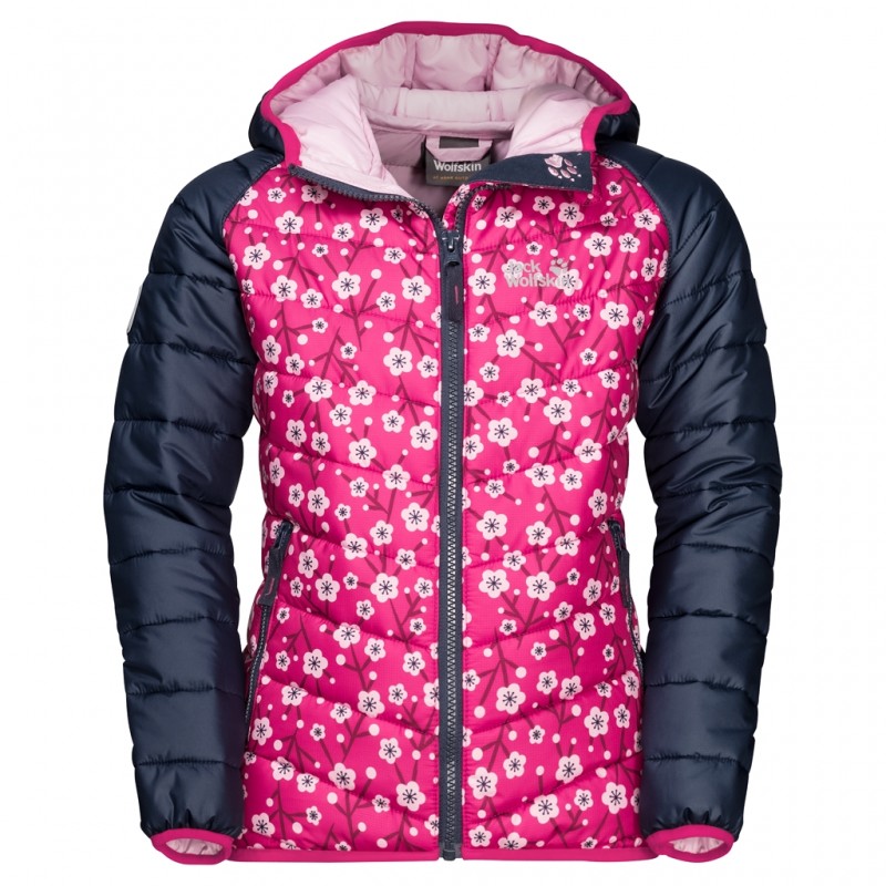 

Куртка стеганная ZENON PRINT JACKET KIDS Jack Wolfskin 1608141-7909 152 Розовый (4060477300245)