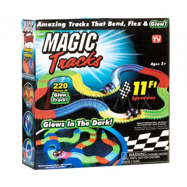 

Детская гибкая игрушечная Дорога Magic Tracks 220 деталей (9588) (48)