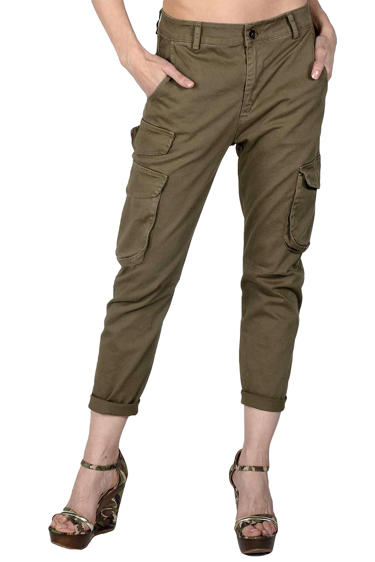 

Брюки Sexy Woman Army Green  армейский зелёный - 1, Брюки Sexy Woman Army Green M армейский зелёный - 1