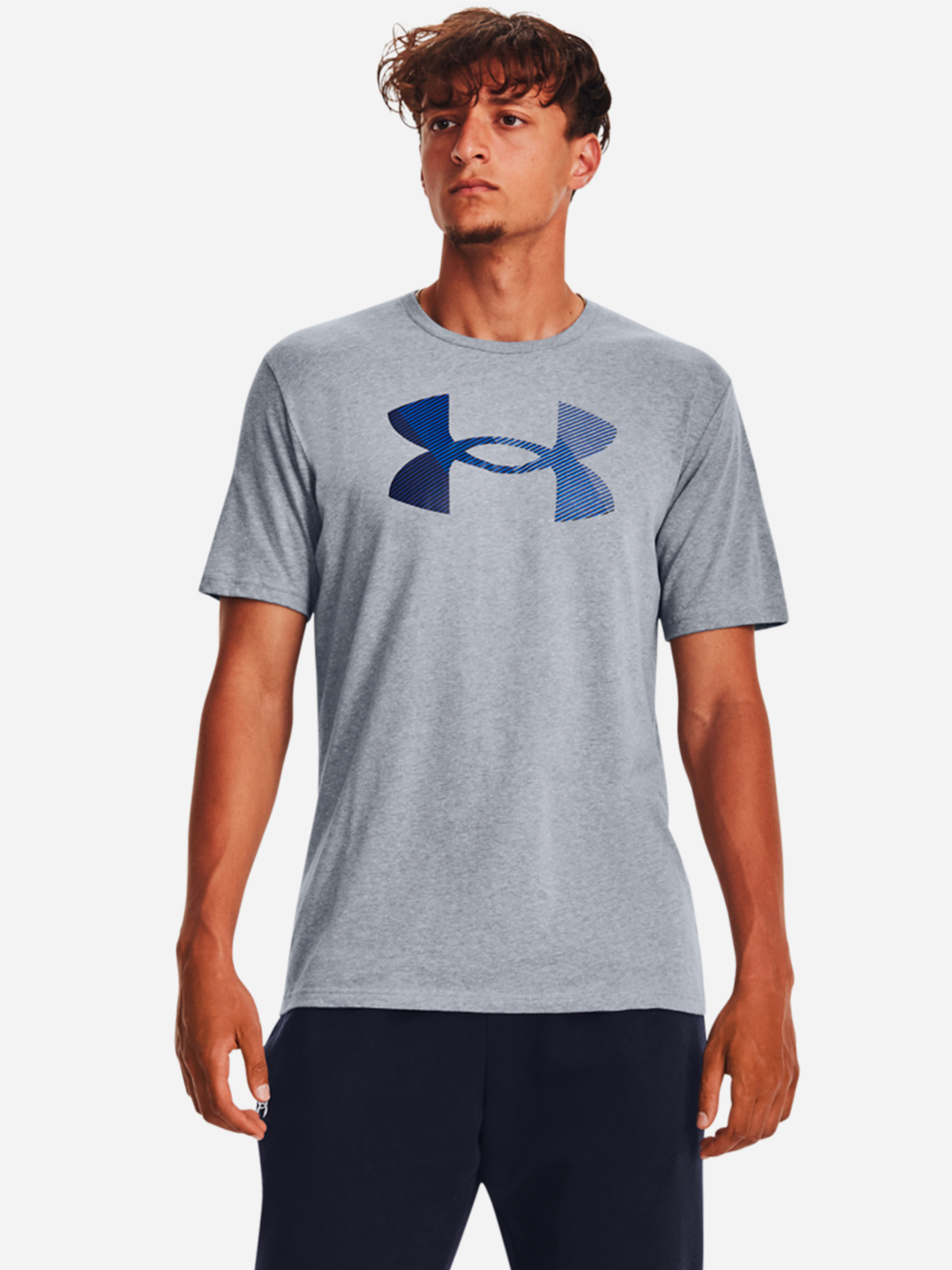 Акция на Футболка Under Armour Big Logo Fill Ss 1379451-035 S от Rozetka