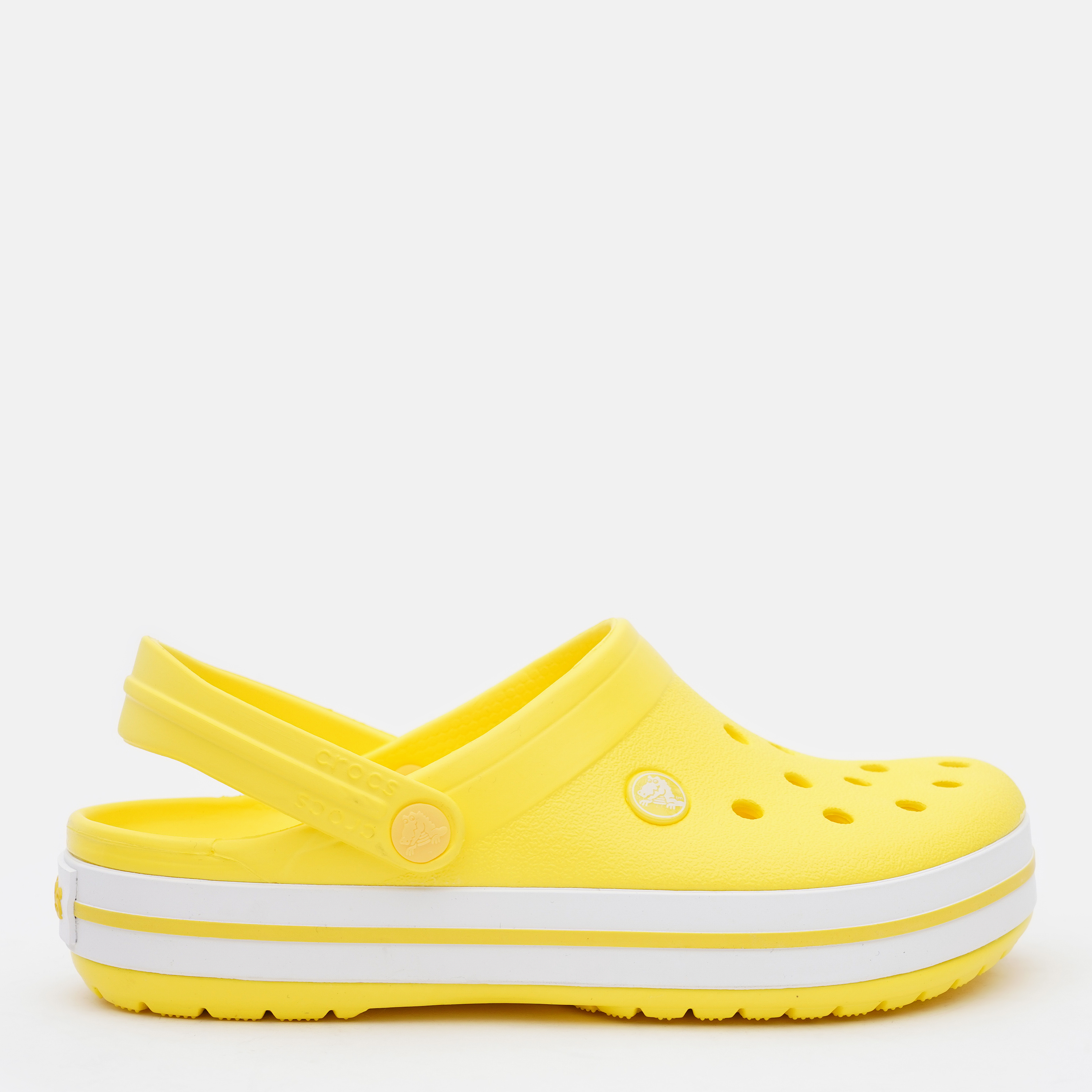 Акція на Жіночі крокси Crocs Crocband Clog 11016-7B0 37-38 (M5/W7) 23 см Lemon/White від Rozetka