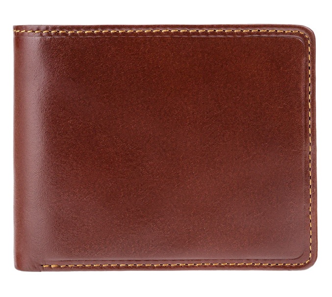 

Коричневый портмоне из кожи Visconti TR30 BRN/TAN Raffle c RFID
