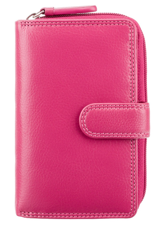 

Кошелек женский Visconti HT33 FCS Madame c RFID цвета фуксии