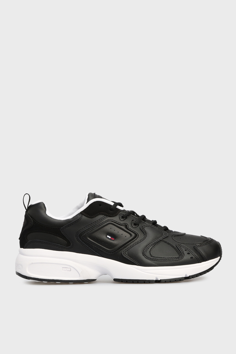 

Мужские черные кожаные кроссовки HERITAGE Tommy Hilfiger 40 EM0EM00491