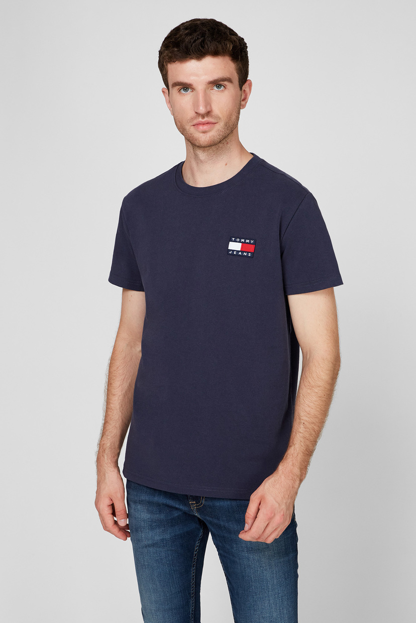 

Мужская синяя футболка TJM TOMMY BADGE Tommy Hilfiger S DM0DM06595