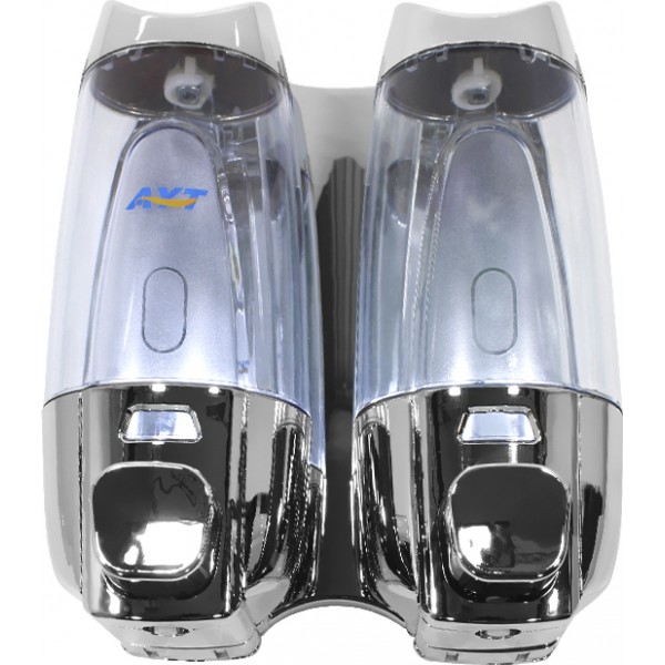 

Диспенсер для жидкого мыла Lesko AYT-638D-2 350мл подвесной два резервуара (FKT-4770-13827)