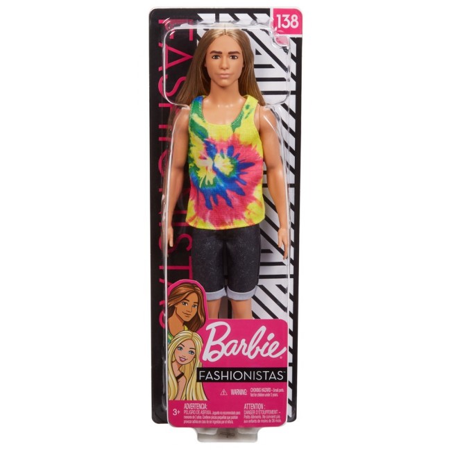 

Кукла Кен "Модник" с длинными волосами Barbie