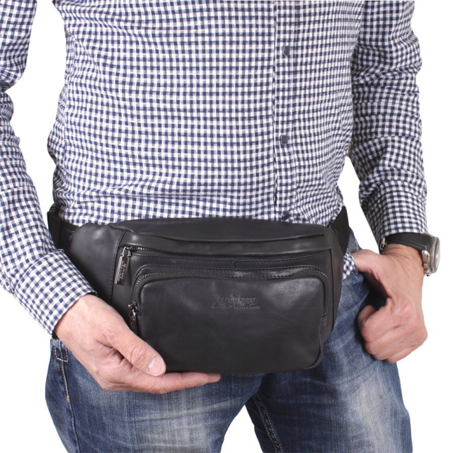 

Мужская кожаная сумка Luxury Leather Accessories,82311