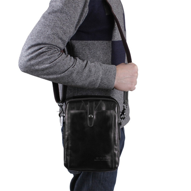 

Мужская кожаная сумка Luxury Leather Accessories,82716.1