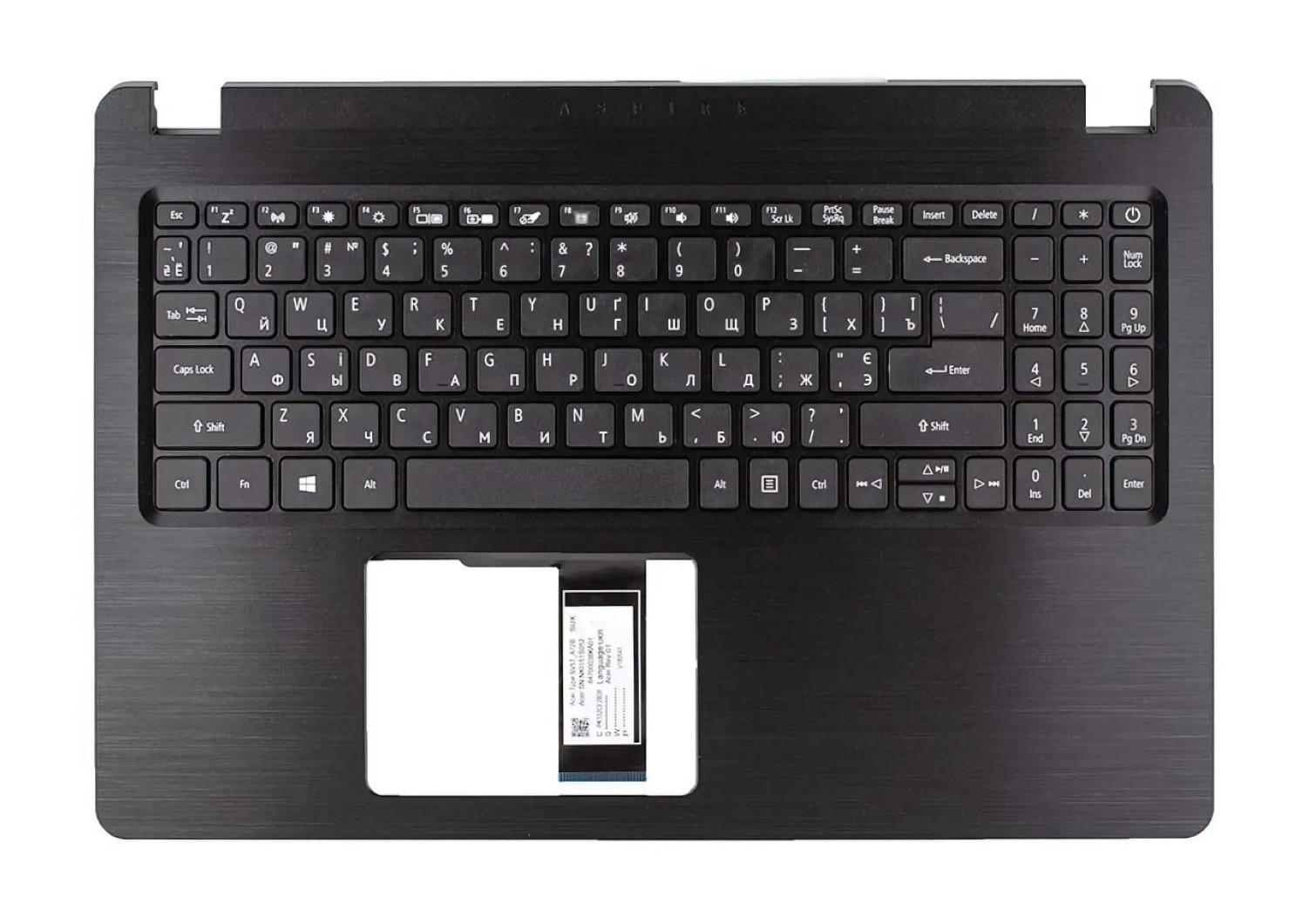 Топкейс ноутбука / верхняя панель и клавиатура от ноутбука Acer Aspire ...