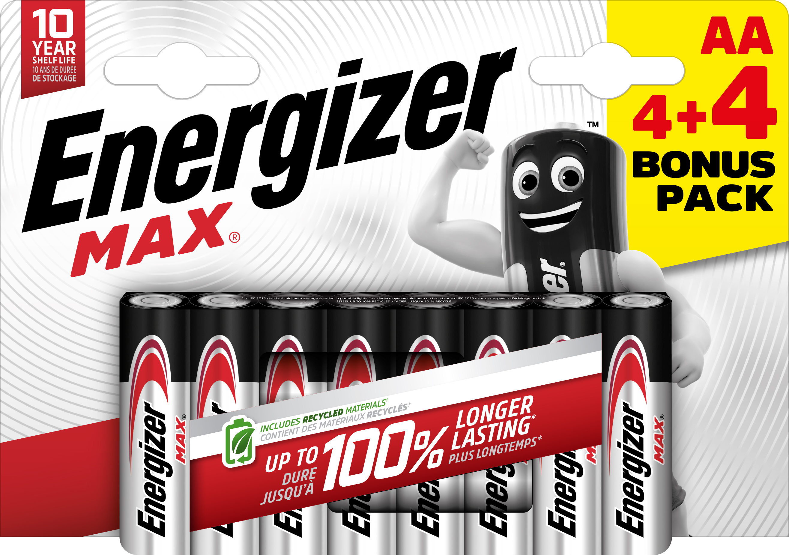 Батарейки Energizer Max AA 4+4 шт (6429522) – фото, отзывы ...