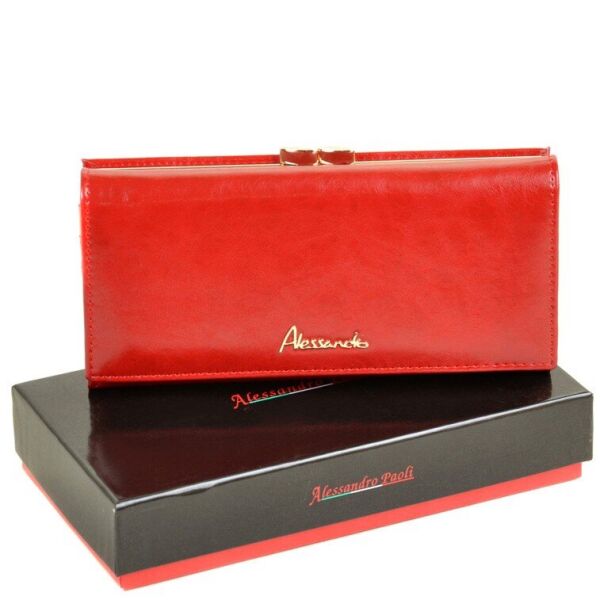 

Кожаный кошелек Canarie ALESSANDRO PAOLI W1 red