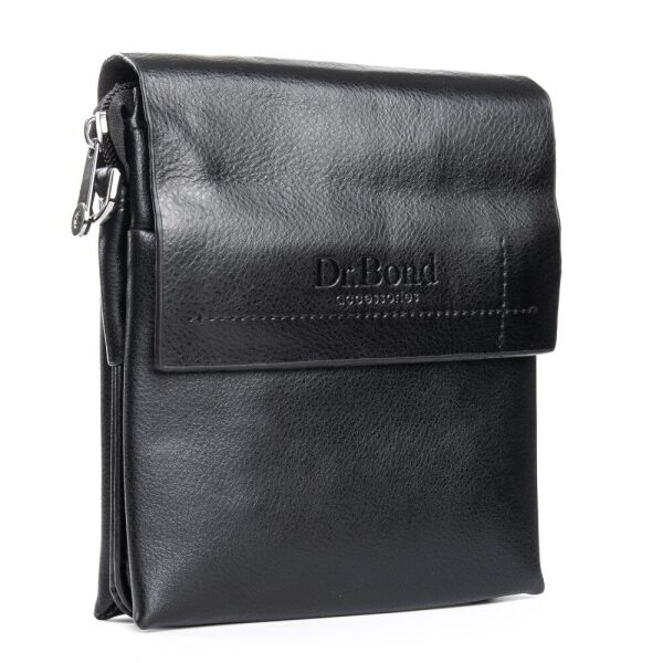 

Мужская сумка через плечо из кожзама DR. BOND GL 206-0 black
