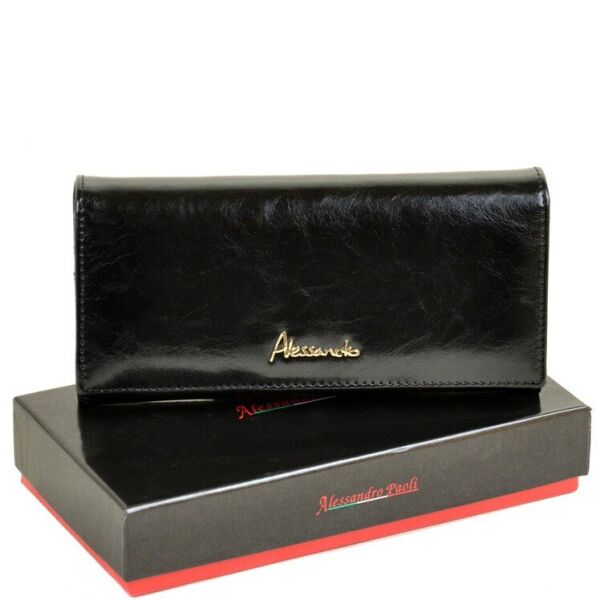 

Кожаный кошелек Canarie ALESSANDRO PAOLI W501 black