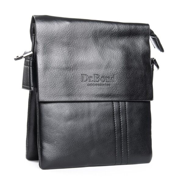 

Мужская сумка через плечо из кожзама DR. BOND GL 305-1 black