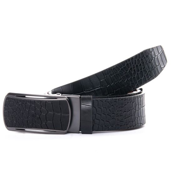 

Кожаный мужской ремень D36-7373 black 120 см.