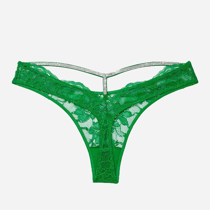 Трусики стрінги зі стразами Shine Strap Panty Victoria's Secret